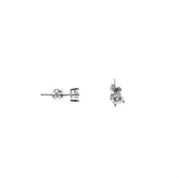 New York Square Diamond Studs